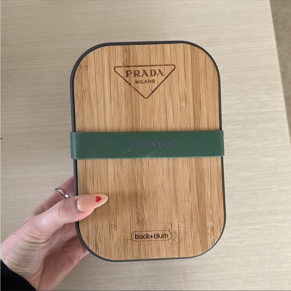 PRADA lunch box. HARD TO GET PEOPLE! ❤️